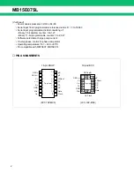 Preview for 2 page of Fujitsu MB15E07SL User Manual