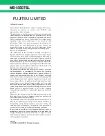 Preview for 26 page of Fujitsu MB15E07SL User Manual