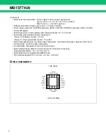 Preview for 2 page of Fujitsu MB15F74UV Datasheet