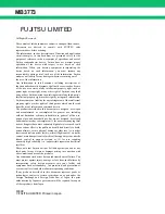 Предварительный просмотр 29 страницы Fujitsu MB3773 Datasheet