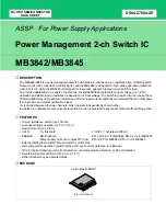 Fujitsu MB3842 Datasheet preview