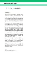 Preview for 19 page of Fujitsu MB3842 Datasheet