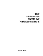 Preview for 3 page of Fujitsu MB91F109 Hardware Manual