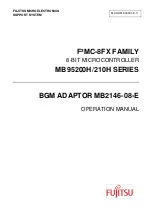Fujitsu MB95200H Series Operation Manual preview
