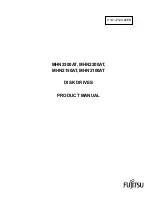 Fujitsu MHN2100AT - Mobile 10 GB Hard Drive Product Manual preview