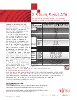 Preview for 2 page of Fujitsu MHV2040BH Brochure & Specs