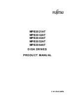 Fujitsu MPB3021AT Product Manual preview