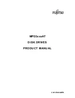 Fujitsu MPD3043AT Product Manual preview