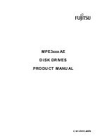 Fujitsu MPE3043AE Product Manual preview