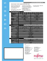 Предварительный просмотр 2 страницы Fujitsu MPF3102AH Specifications