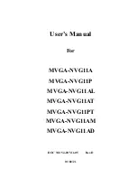 Предварительный просмотр 1 страницы Fujitsu MVGA-NVG11A User Manual