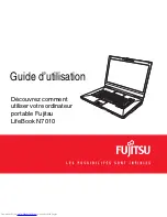 Fujitsu N7010 - LifeBook - Core 2 Duo 2.26 GHz (French) Manual D'Utilisation preview