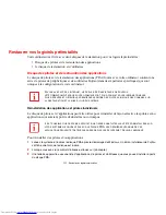 Preview for 116 page of Fujitsu N7010 - LifeBook - Core 2 Duo 2.26 GHz (French) Manual D'Utilisation