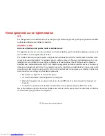 Preview for 157 page of Fujitsu N7010 - LifeBook - Core 2 Duo 2.26 GHz (French) Manual D'Utilisation