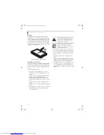 Предварительный просмотр 34 страницы Fujitsu P1610 - LifeBook - Core Solo 1.2 GHz User Manual