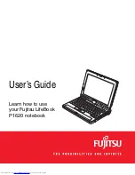 Fujitsu P1620 - LifeBook - Core 2 Duo 1.2 GHz User Manual preview