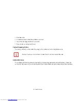 Предварительный просмотр 15 страницы Fujitsu P1620 - LifeBook - Core 2 Duo 1.2 GHz User Manual