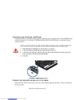 Предварительный просмотр 163 страницы Fujitsu P1620 - LifeBook - Core 2 Duo 1.2 GHz User Manual