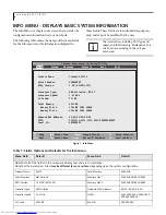 Предварительный просмотр 4 страницы Fujitsu P3010 - LifeBook - Athlon Neo 1.6 MHz Bios Manual