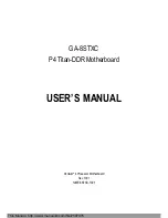 Предварительный просмотр 2 страницы Fujitsu P4 Titan-DDR GA-8STXC User Manual