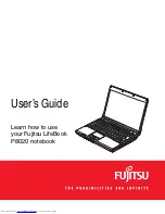 Preview for 1 page of Fujitsu P8020 - LifeBook - Core 2 Duo 1.4 GHz User Manual