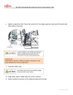 Предварительный просмотр 4 страницы Fujitsu PA03753-0001 Consumable Replacement And Cleaning Instructions