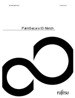 Preview for 1 page of Fujitsu PalmSecure ID Match Operating Manual