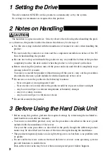 Предварительный просмотр 8 страницы Fujitsu PG-HDH61D User Manual