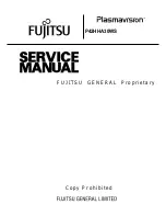 Fujitsu PlasmaVision P42HHA30WS Service Manual preview