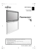 Fujitsu Plasmavision P42HTA51E Series User Manual preview