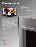 Предварительный просмотр 2 страницы Fujitsu Plasmavision P42XHA58EB Specification Sheet