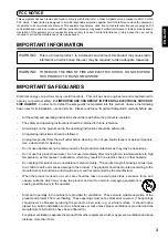 Preview for 3 page of Fujitsu Plasmavision PDS4207 User Manual