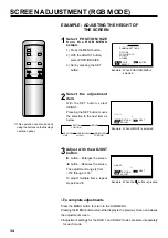 Preview for 34 page of Fujitsu Plasmavision PDS4207 User Manual