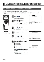 Preview for 30 page of Fujitsu Plasmavision PDS4211 User Manual