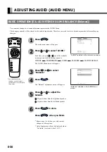 Предварительный просмотр 33 страницы Fujitsu Plasmavision PDS5003 User Manual