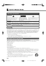 Preview for 2 page of Fujitsu Plasmavision W P42HHS30E User Manual