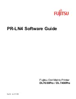 Fujitsu PR-LN4 Software Manual предпросмотр