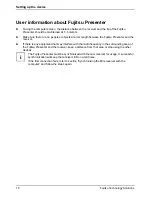 Предварительный просмотр 18 страницы Fujitsu Presenter IV Air Operating Manual