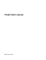 Fujitsu PRIMEPOWER 800 User Manual preview