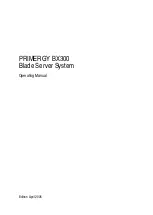 Preview for 1 page of Fujitsu PRIMERGY BX300 Operating Manual