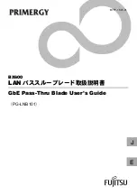 Fujitsu PRIMERGY BX600 PG-LNB101 User Manual preview