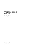 Предварительный просмотр 1 страницы Fujitsu PRIMERGY BX600 S3 Operating Manual