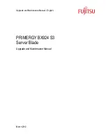 Fujitsu PRIMERGY BX924 S3 Upgrade And Maintenance Manual preview