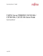 Fujitsu PRIMERGY CX2550 M4 Operating Manual preview