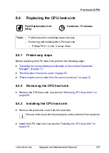 Preview for 257 page of Fujitsu PRIMERGY CX2550 M4 Upgrade And Maintenance Manual