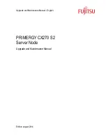 Fujitsu Primergy CX270 S2 Upgrade And Maintenance Manual предпросмотр