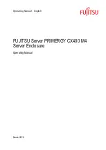 Fujitsu PRIMERGY CX400 M4 Operating Manual preview