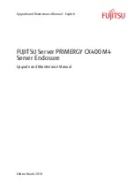 Preview for 1 page of Fujitsu PRIMERGY CX400 M4 Upgrade And Maintenance Manual