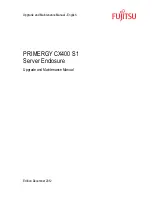 Preview for 1 page of Fujitsu PRIMERGY CX400 S1 Upgrade And Maintenance Manual