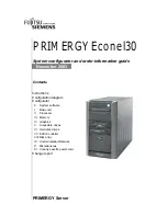Fujitsu PRIMERGY ECONEL30 Configuration Manual preview